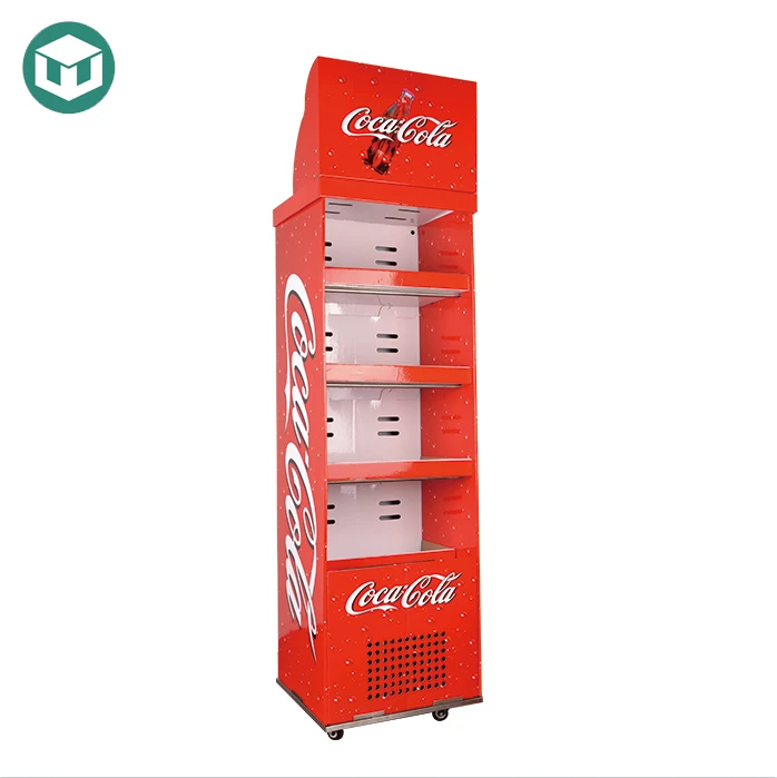 Movable Beverage Paper Display Rack