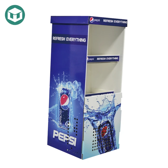 Movable Coke Paper Display Rack