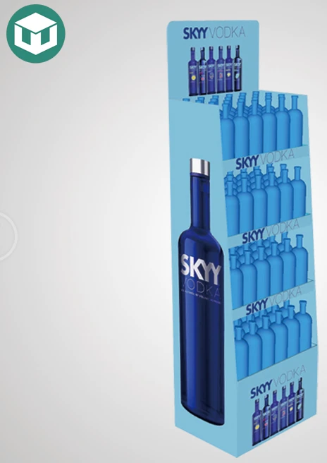 DRINK CARDBOARD DISPLAY STAND