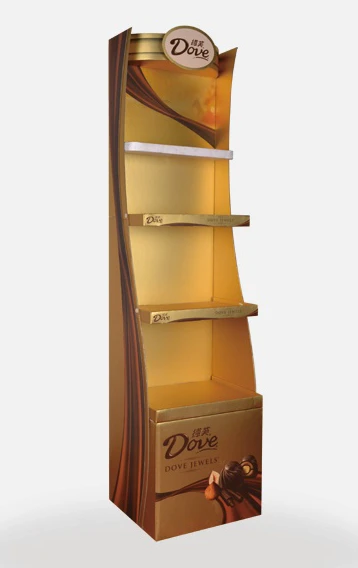 Chocolate Cardboard Floor Display