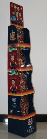 Custom Football Cardboard Floor Display Stand