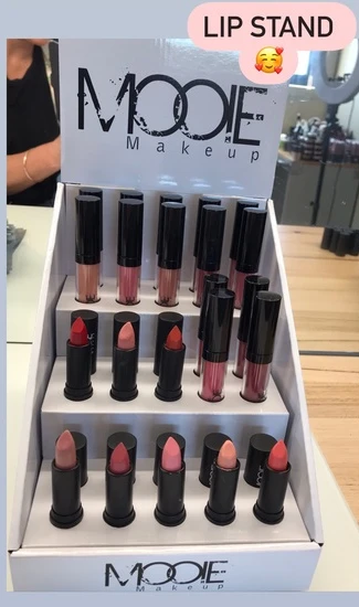Cosmetic Lipstick Counter Cardboard Display