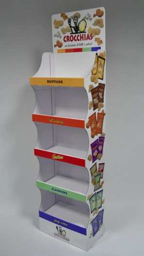 Custom Supermarket Biscuit Cardboard Display
