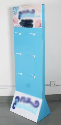 Customized Double-sided Hook Slippers Cardboard Display