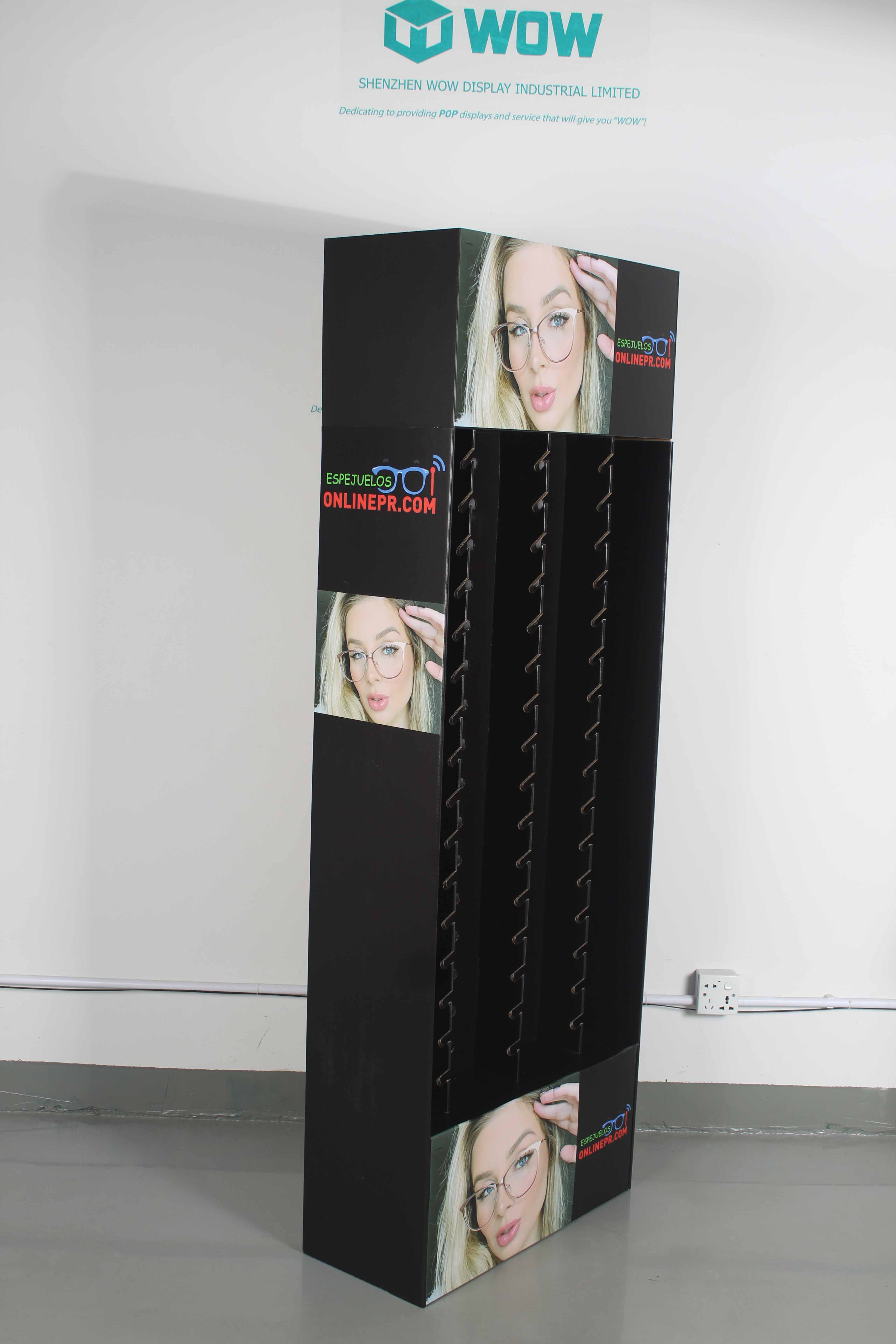 Cheap Cardboard Display Stand For Sunglasses