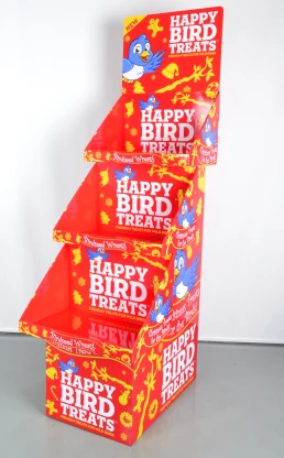 Customized Supermarket Floor Cardboard Display