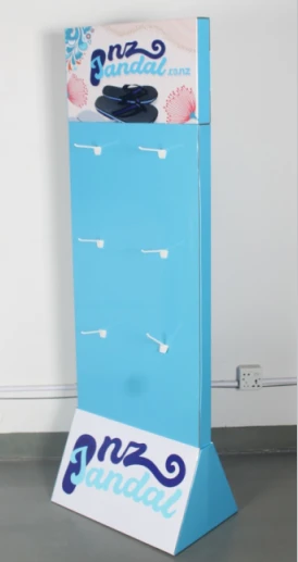 Customized Unique Slippers Hook Cardboard Display