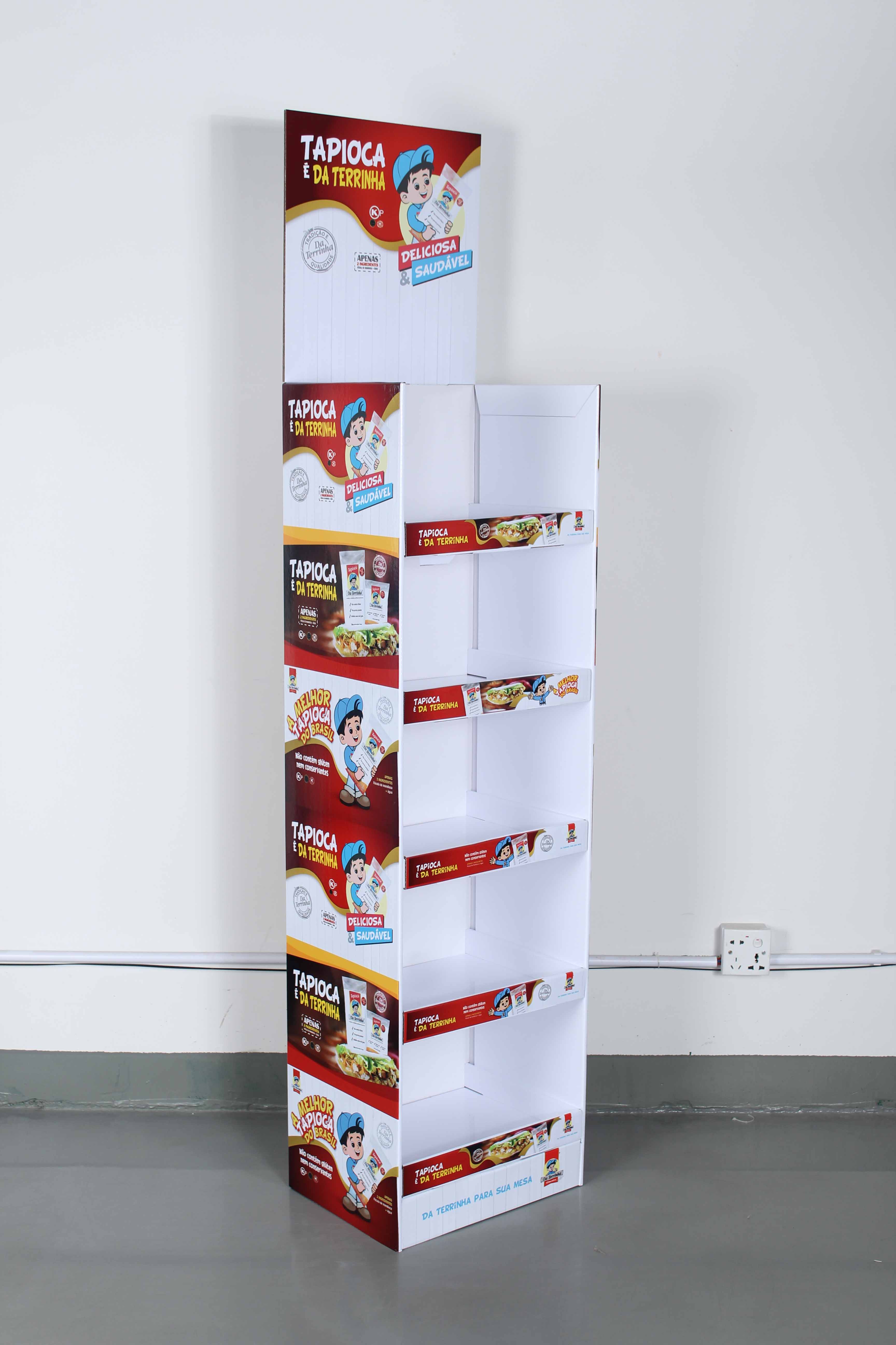 Supermarket Display Stands For Food Potato Chips Coffee Bean Chocolate