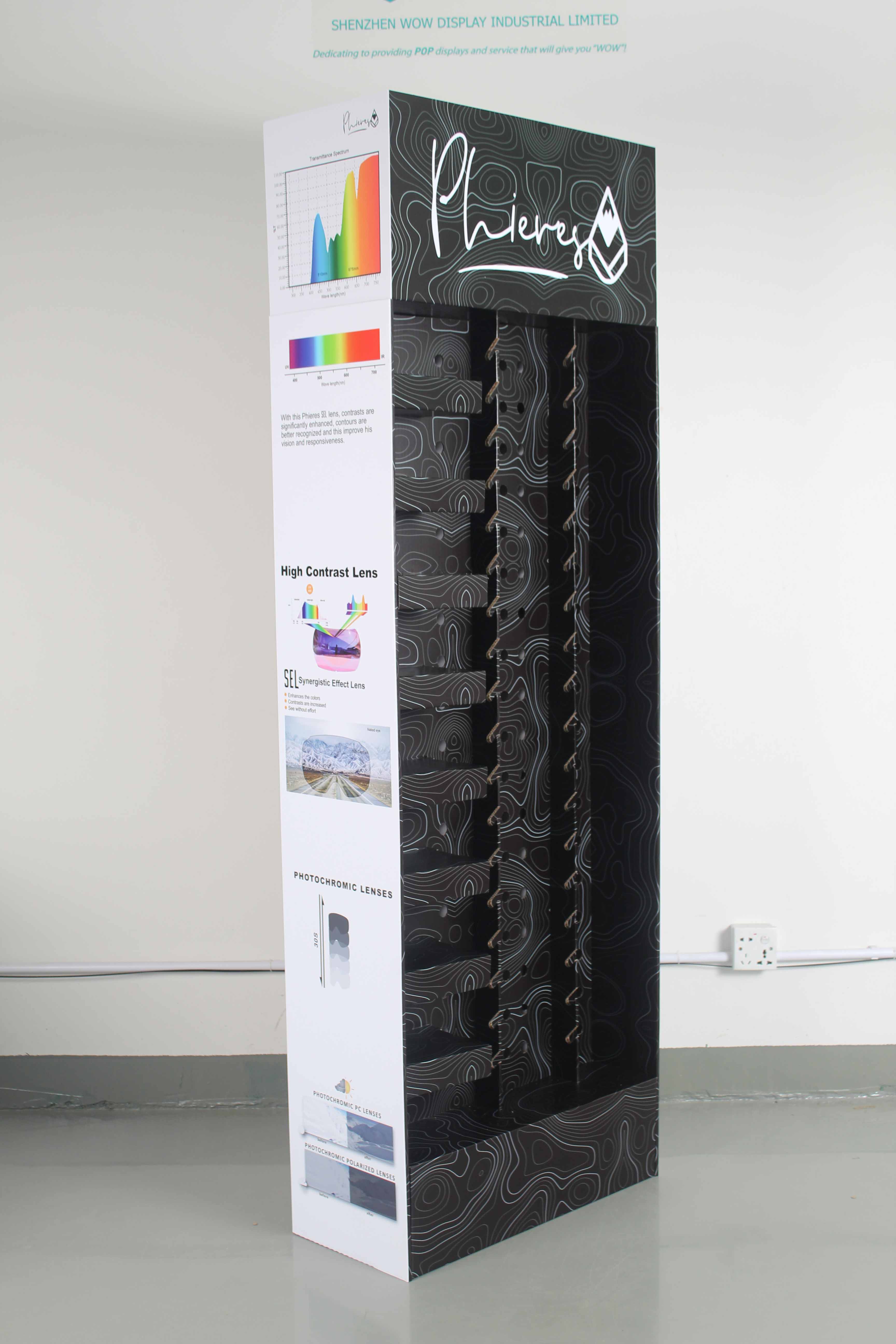 Corrugated Cardboard Sunglass Display