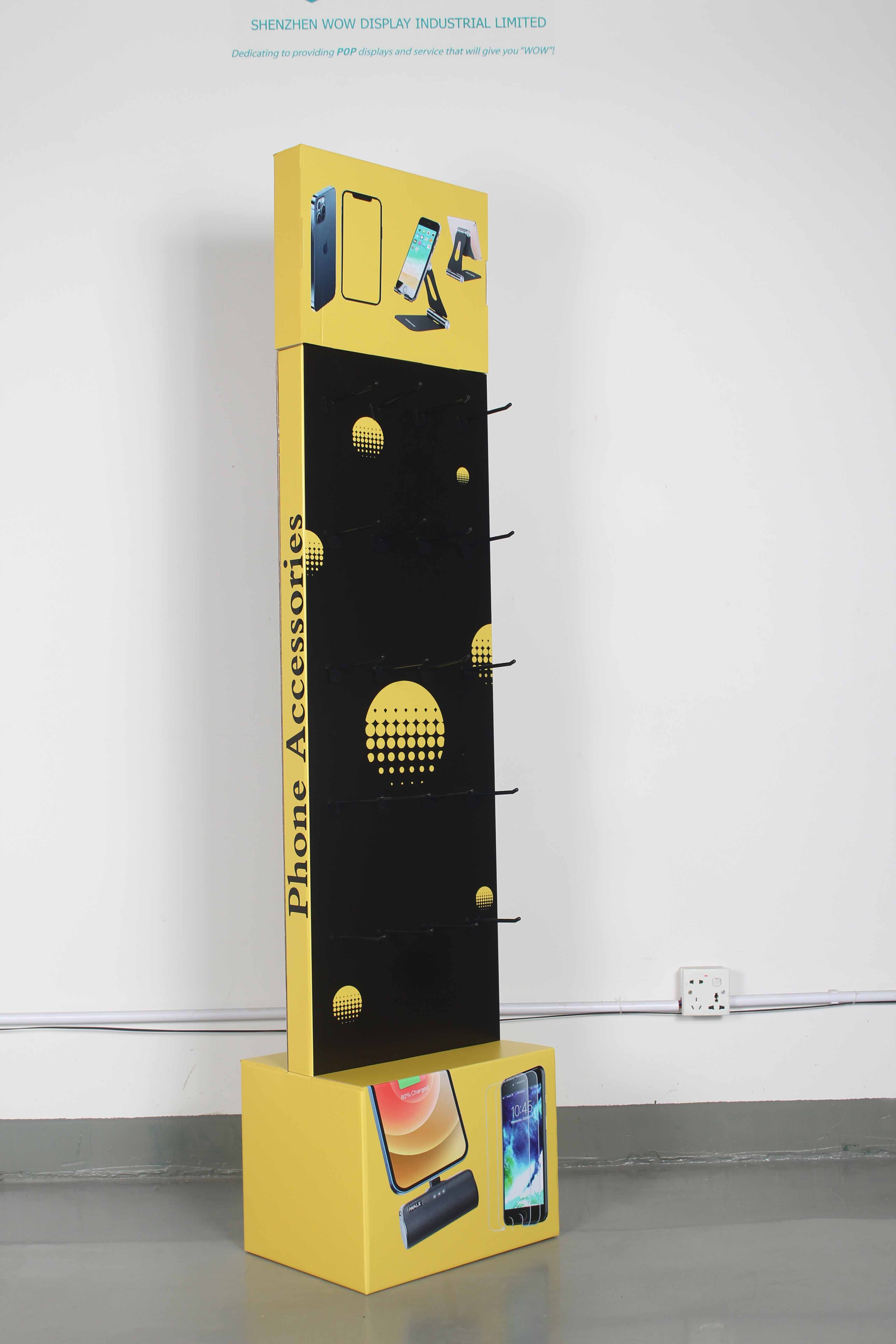 WOW CARDBOARD DISPLAY STAND