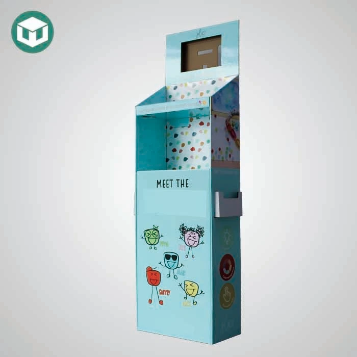 Toy Cardboard Display With Ledscreen