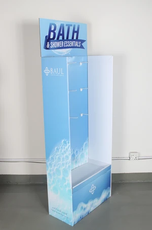 Customized Hook Cardboard Display Stand