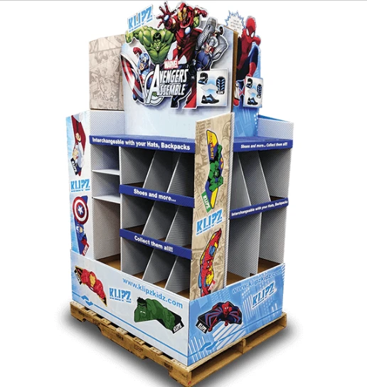 Custom Printing 1/2 Pallet Display Rack