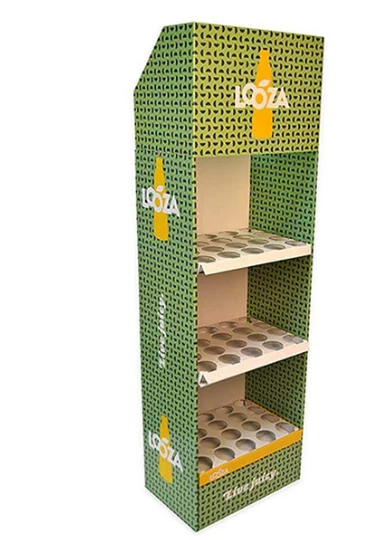 Supermarket Pop Cardboard Display For Drink
