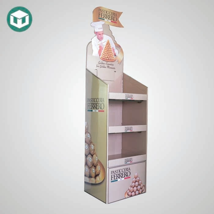 Factory Hight Quality 3 Tiers Corrugated Tray Display
