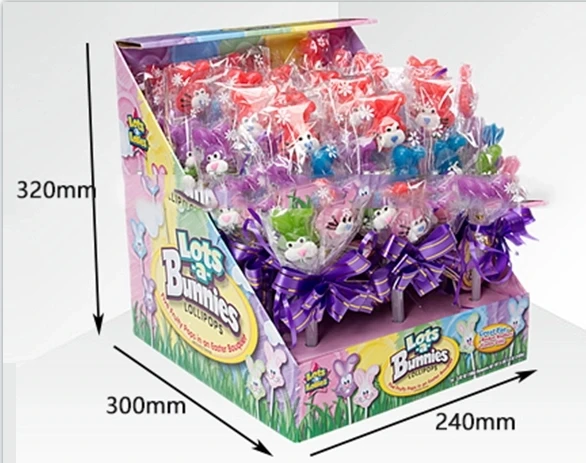 Wholesale Custom Lollipop Display Rack Supermarket Display Box