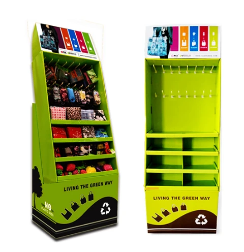 Factory Customized Cardboard Hook Display Stands