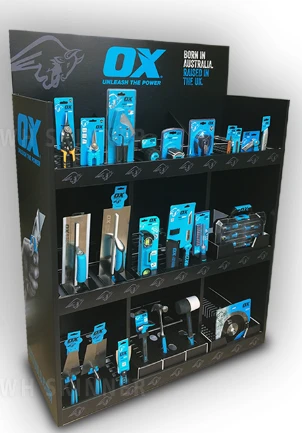 Large, Strong For Tools Cardboard Display