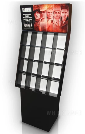 16 Pocket DVD Cardboard Display