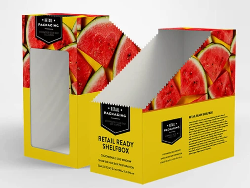 Wholesale Custom Tear Off Energy Bars Snacks Retail Counter Paper Shipping Di...