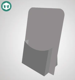 Cardboard Magazine Rack For Business Card Size