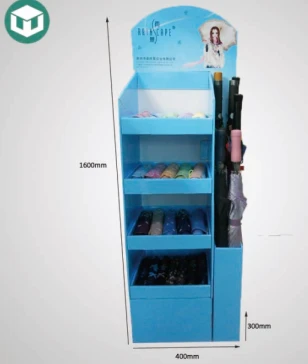 Customized Umbrella Cardboard Display Stand