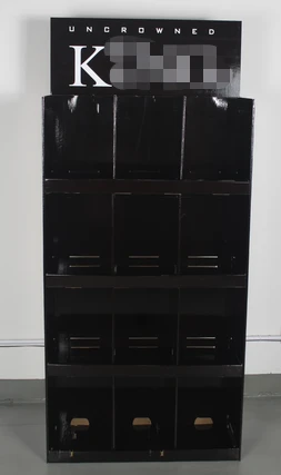 12 Pockets Hat Cardboard Display Stand