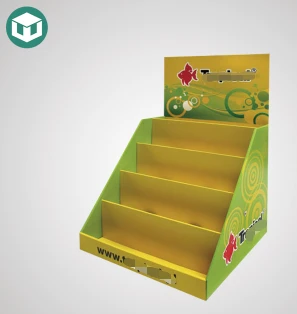 Card, Book Counter Layered Cardboard Display