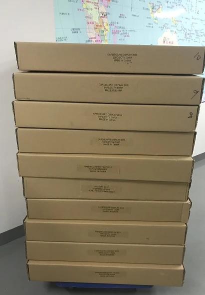 500pcs Customized Cardboard Display Shipped To Australia