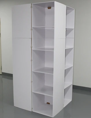 Customized Clothing Landing Paper Display