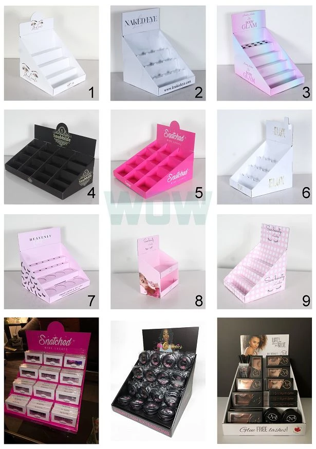 Customized Cardboard Counter Displays Cardboard Cosmetic Displays PDQ