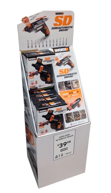 Electric Drill Cardboard Display Stand