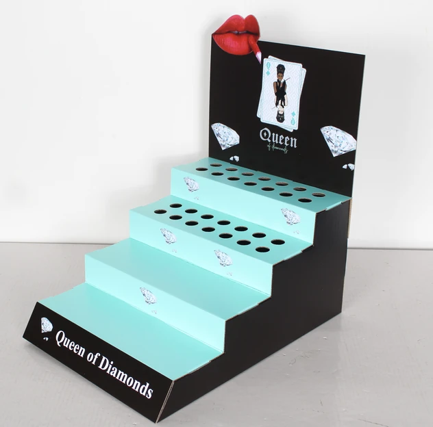 Cosmetic Product Promotion Cardboard Display
