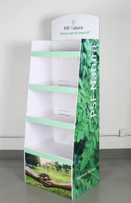 Supermarket Display Stands For Food Potato Chips Coffee Display Proposal