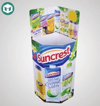 Supermarket Promotional Drinks Dump Bin