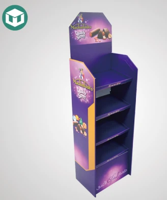 Purple Four-Shelf Chocolate Display