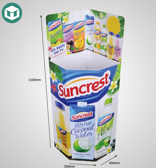 Floor & Countertop Cardboard Displays Encourage Last-Minute Purchases in Groc...
