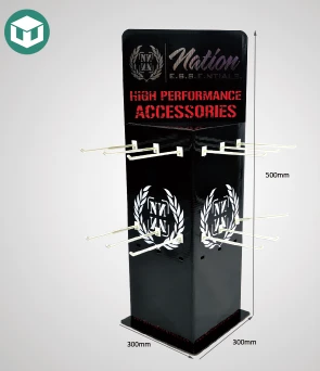 Black Three-sided Hook Display