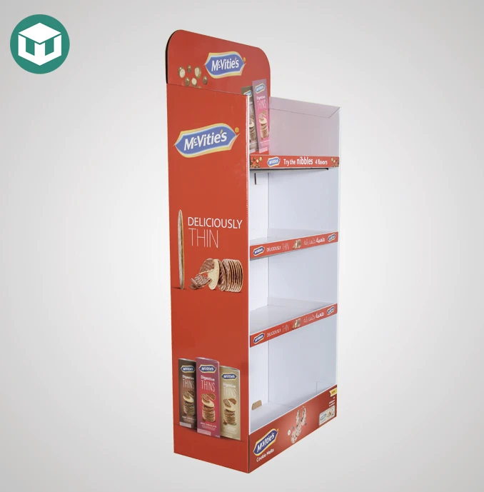 Supermarket Display Stands For Food Potato Chips Coffee Bean Chocolate Custom...