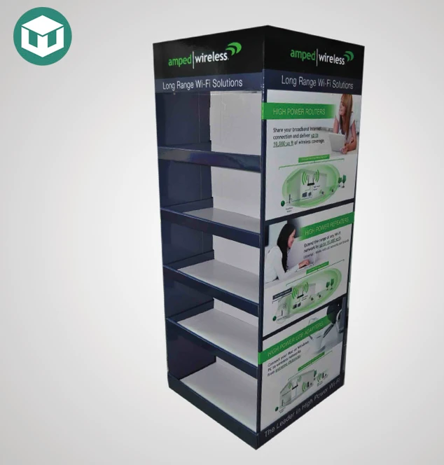 Custom Design Cardboard Display Stand For Retail