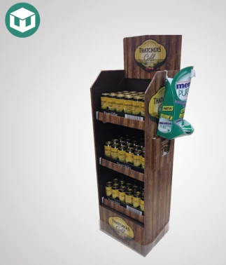 Food Cardboard Display Increased Brand Exposure