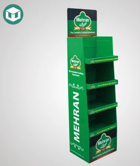 Seasoning Food Floor Cardboard Display