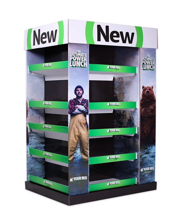 Four Sides Pallet Cardboard Display Stand
