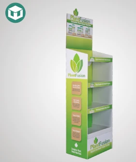 Green Health Products Floor Cardboard Display