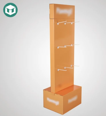 Orange Double-sided Cardboard Display