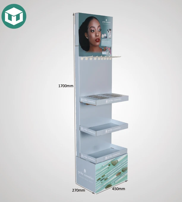 New Arrival Cosmetic Cardboard Display Stand.