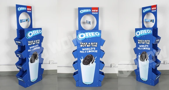 Oreo Sandwich Biscuit Cardboard Display Stand
