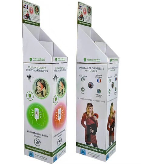 Factory Custom Floor Tray Store Display Supplies Cardboard Stands