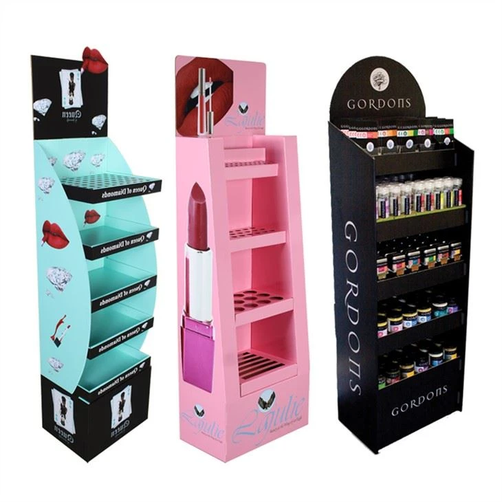2 Tiers Corrugated Cardboard Tray Display