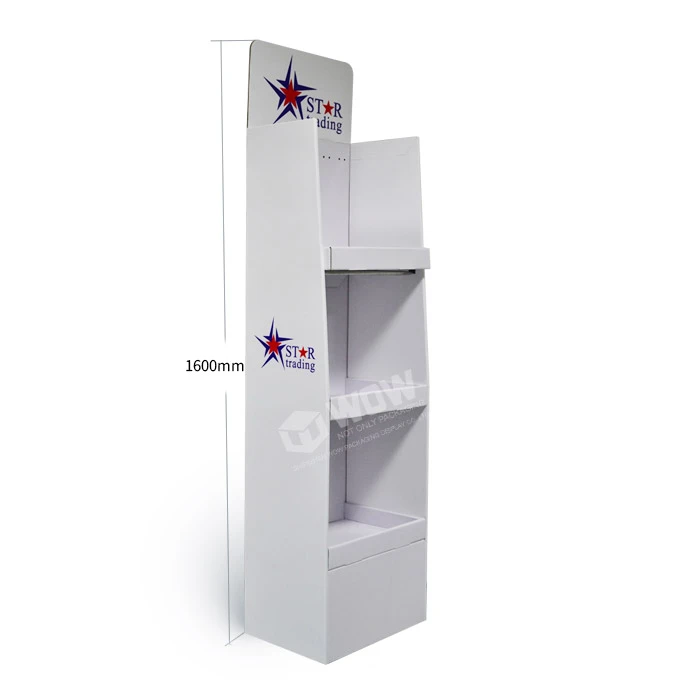 3 Tier Cardboard Beer Floor Display Stand